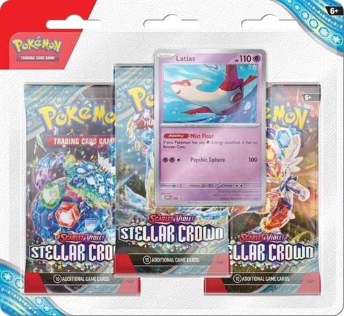 Stellar Crown - Latias 3-Pack Blister - Pokemon TCG (ENG)